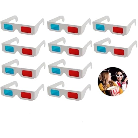 couduan 10 PCS Lightweight 3D Glasses Cover