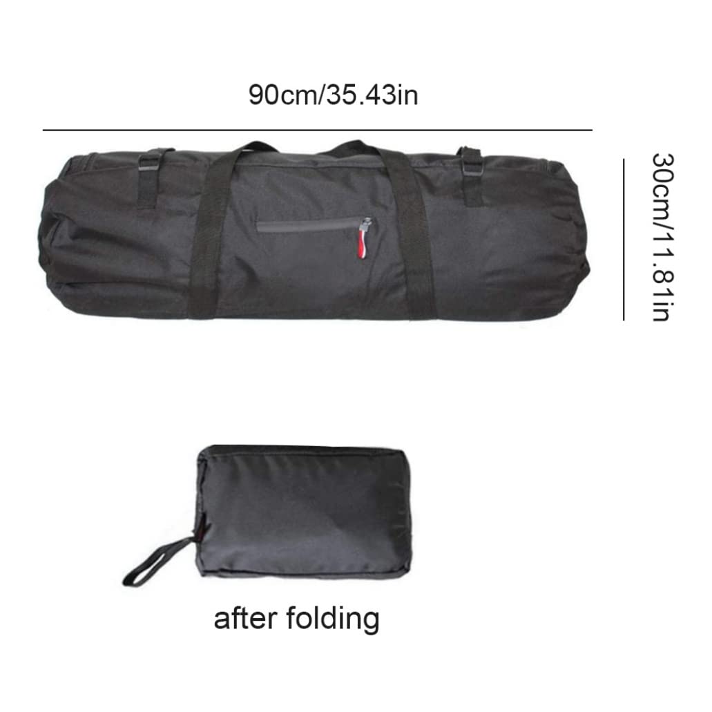 Borsa di stoccaggio della tenda, borsa da trasporto in campeggio Oxford impermeabile, borsone tenda pieghevole, borsa per accessori da campeggio per viaggi in campeggio (90x30x30cm)