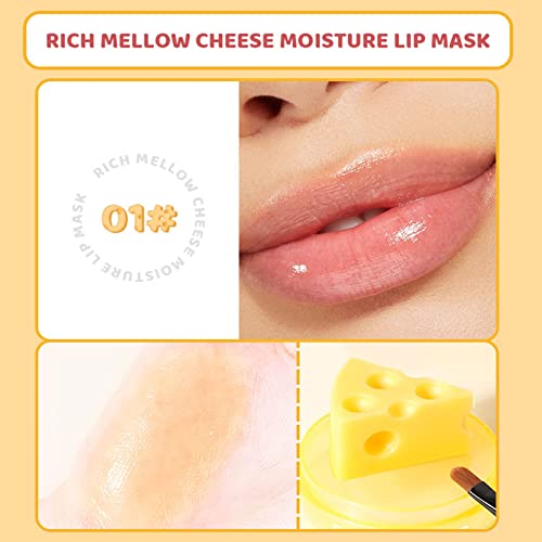 Lip Masks Cheese Lip Balm, Lip Sleeping Mask Lip Repair, Collagen Lip ...