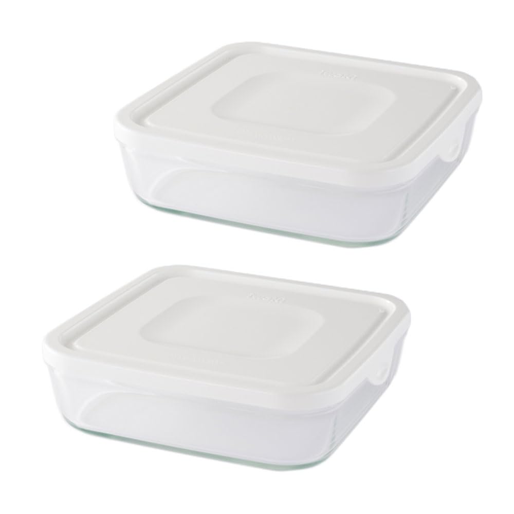 Amazon｜iwaki イワキ 耐熱ガラス パック&レンジ BOX 大 2個セット
