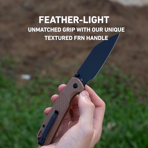 Image of CJRB Pyrite-Light Pocket Knife, 3.34'' AR-SFII Steel Blade, FRN Handle
