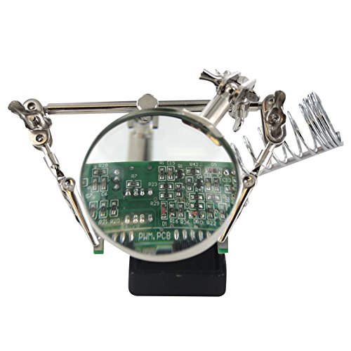 Miyako Solder Helping Hand With Magnifying Glass And Soldering Iron Stand (Hh-4) #TOP3