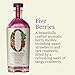 CeroCero Five Berries Non Alcoholic Gin, Vivacious and Aromatic Premium Non Alcoholic Spirits - Halal, Low Sugar, Vegan and Gluten-Free, Part of the Spirits of Virtue Range (700ml)