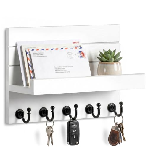 HONJIN Key Holder for Wall: Easy Installation Mail Organizer Wall