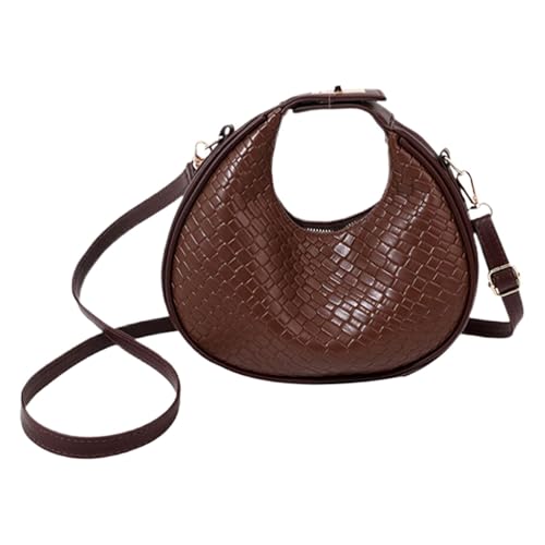 Ruhnjyg Bolso de mano de cuero PU,Bolsos de hombro para mujer,Bolso de hombro de moda | Bolso de hombro de viaje con diseño en forma de media luna para mujeres, niñas, trabajo, compras o viajes Ruhnjyg Bolso de mano de cuero PU,Bolsos de hombro para mujer,Bolso de hombro de moda | Bolso de hombro de viaje con diseño en forma de media luna para mujeres, niñas, trabajo, compras o viajes