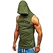 Herren Stretch Slim Cneck Tee T-Shirt Männer Kurzarmshirt Druckoberflächen mit Kapuzen und Kapuzen Bodybuilding Fitness Ärmellose Herren-Bluse mit Japanische Schürze