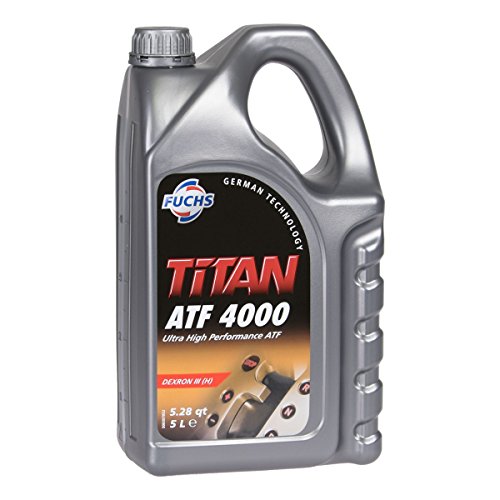 Fuchs TITAN ATF 4000 5L Automatic Transmission Oil, High-Performance, DEXRON III Licensed, 4.58 kg