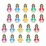 OUNONA 50 Unidades Estatua Católica en Miniatura Virgen María para Decoración de Pascua, Figura Espiritual Resistente Decoloración Diseño Elegante en PVC para Bautizos y Eventos Color