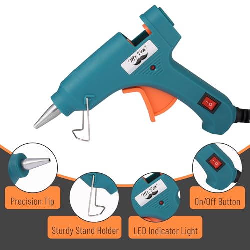 Mr. Pen- Mini Hot Glue Gun and Sticks Set, Heavy Duty Glue Gun with 10 pcs Sticks