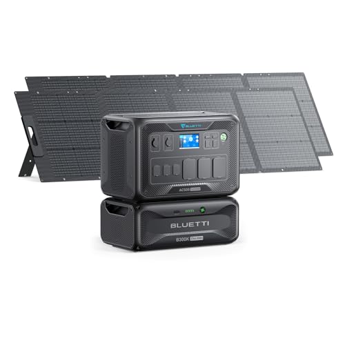 BLUETTI Solar Generator AC500 & B300K Expansion Battery with 2 20...