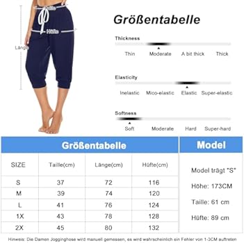 HAPYWER Harembroek voor dames, korte yogabroek, 3/4 lange capri, zomerbroek, 3/4 lichte sportbroek, strandbroek, luchtige pompbroek, aladinbroek voor pilates, yoga, S-2XL, Donkerblauw, M