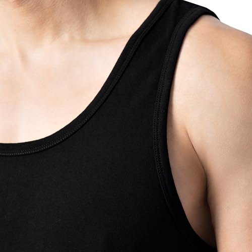 Image of Fruit of the Loom Men's Eversoft Cotton Sleeveless T Shirts, Breathable & Moisture Wicking with Odor Control, Sizes S-4X