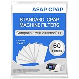 60 Count of ASAP CPAP Standard Replacement Disposable Filters Compatible with ResMed AirSense 11 Series Device – Durable, Easy Installation, Hygienic Airflow, Two-Year Supply -  ASAP CPAP LLC