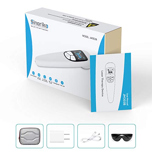Cold Laser Red Light Therapy Device with Display, Pain Relief, Handhold, Low Level Infrared Light for Knee, Shoulder, Back, Joint and Muscle Pain Reliever, Safe for Pet, 4 Power/4 Timer - Thumbnail 5