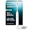 Philips Sonicare 1100 Series Electric Toothbrush - Sonic Toothbrush with Advanced Sonic Technology, EasyStart, Smartimer & Quadpacer, White, Model HX3641/02