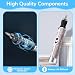 Electric Nail Drill File, 20000 RPM Professional Efile Machine with 18 Grinding Heads for Acrylic Gel Nails Manicure Pedicure Tools, Cordless Rechargeable Low Noise Portable Toenail Grinder Kit, Blue
