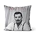 Cojín de sofá Estampado Freddie MercuryFarrokh Bulsara músico Cantante Bohemian Rhapsody Body Funda de Almohada 50x50cm Cojín de sofá de Sala de Estar de algodón y Lino