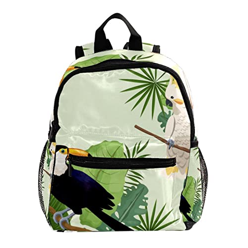 Sac à dos pour garçons Cacatoès blanc de 30,5 cm pour la rentrée scolaire en maternelle