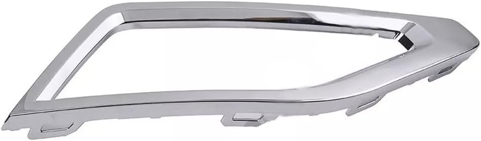 Front Bumper Grille Fog Light Grille Replacement For VW Atlas 2018 2019 (Silvery, Right)