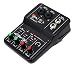 Digitale DJ Controller Scheda audio audio professionale con monitoraggio di registrazione trasmissibile in diretta for chitarra elettrica for Studio Singing Computer PC Completare DJ Attrezzatura