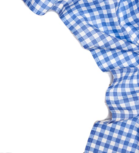 texpot TextilDepot24 Country House Tablecloth, Chequered, 100% Cotton, 140 x 240 cm, Rectangular, Blue/White - Image 4
