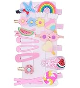 Petunny Baby Girls Hair Clips,Cute Hair Pins for Toddler Cartoon Design Hair Barrettes Hair Acces...