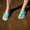 Kilter Adult's Pulsar EVA Moulded Flip Flop - Mint/White - 37 #3