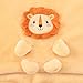 Baby Blanket, Foldable Lion Shape Plush Blanket, Super Soft Warm Breathable Receiving Blankets Newborn Nursery Swaddle Blankets Gifts for Crib Stroller Boys Girls Birthday Baby Shower
