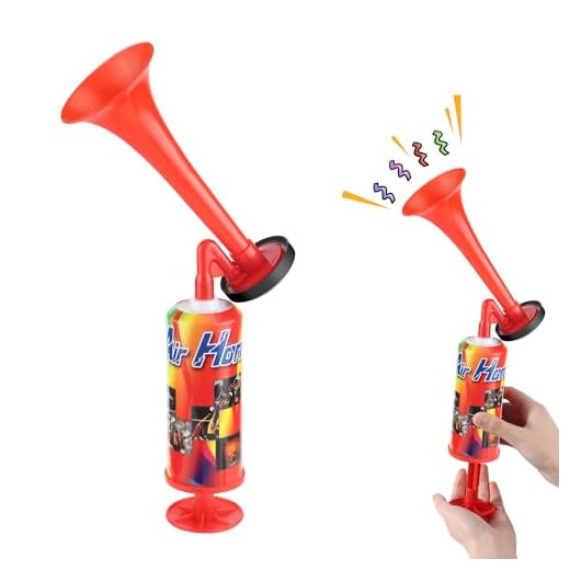 JSMTKJ Bocina de Aire de Mano, Bocina de Bomba de Aire de Mano, Trompeta Manual para Estadio de Estadio, para Partidos de Fútbol y Otros Eventos Deportivos