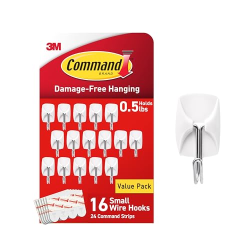 Command Small Wire Toggle Hooks, Damage Free Hanging Wall Hooks