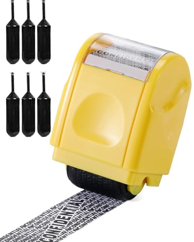 Identity Security Protection Roller Stamps - Wide...
