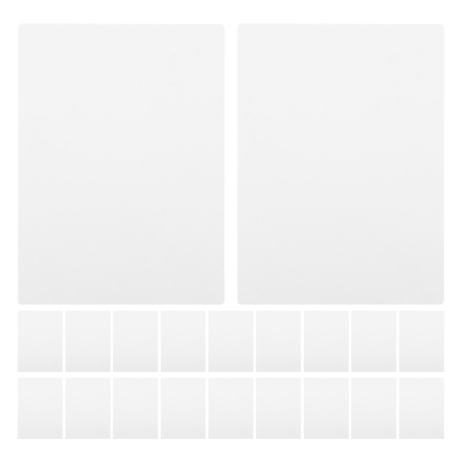 Tarjetas de identidad de aluminio de 0,02" con transferencia a doble cara 8