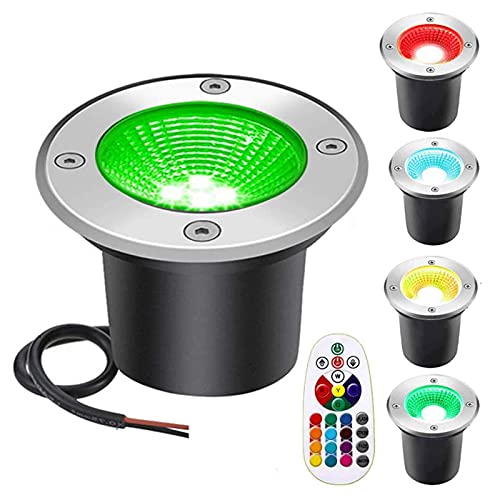 Spot LED RGB étanche 6W projecteur extérieur à changement de couleur 24V