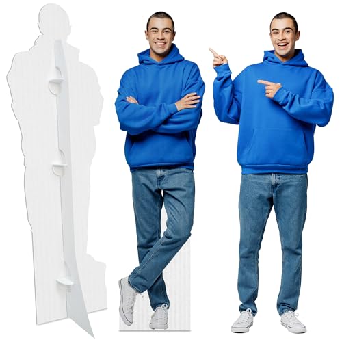 Custom Life Size Cardboard Cutout - 1-8 ft - Personalized High Resolution Stand Up | Upload Photo - Perfect Decor for Wedding, Graduation, Birthday Party Decor