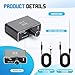 Professional Water Leak Detectors for Home, Water Leak Detection Device, Dual Probe Design, Sound Amplifier for Underground Pipes, Walls, Construction Sites