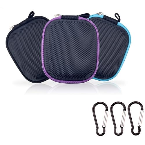 Essential Oil Travel Case with 6 Slots (3 Pack)