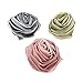 HEALLILY Shower Mesh Scrubber Soft Rose Flower Shaped Bath Ball Scrubber for Adult 3pcs (Pink, Green, Grey)