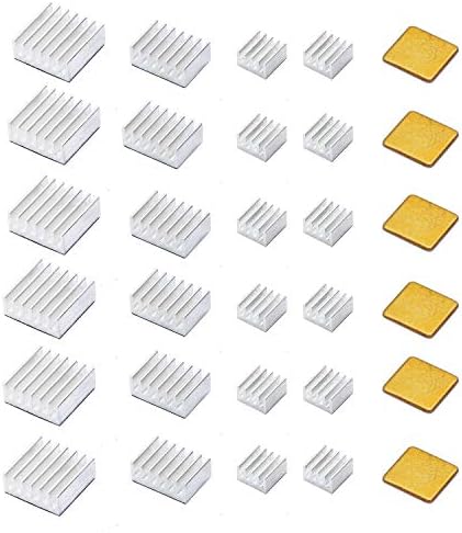 30 PCS Raspberry Pi 4 Heatsink Kit for Raspberry Pi B B+ 2/3/4/5