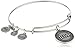 Alex and Ani "Sorority" Pi Beta Phi Expandable Rafaelian Silver-Tone Wire Bangle Bracelet