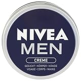 NIVEA MEN Creme, pflegende Hautcreme mit Vitamin E für intensive Feuchtigkeit,Hautpflege für Männer, ideal für  ...