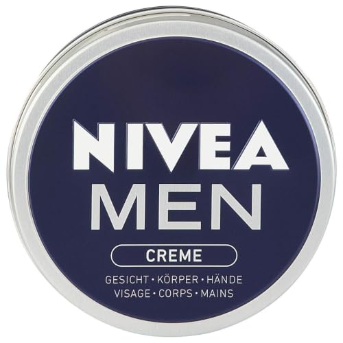 NIVEA MEN Creme pflegende Hautcreme mit Vitamin E für intensive Feuchtigkeit Hautpflege für Männer ideal für Körper Gesicht und Hände (150 ml)