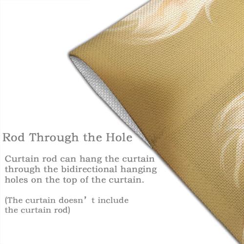 Cortinas opacas infantiles para oscurecer dormitorio de 142 x 86 cm con estampado de perro 6