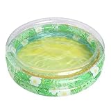 Kinderbecken – Runde Planschwanne, PVC-Becken zum Wasserspielen, aufblasbares Kinderzentrum mit Rutschfester Basis | Wasserspielplatz im Freien für jungens und Mädchen