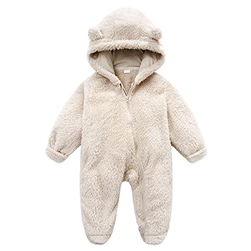 Image of Mokitoni Baby Boy Girl Snowsuit Winter Warm Clothes Coat Infant Jumpsuit Toddler Outfit