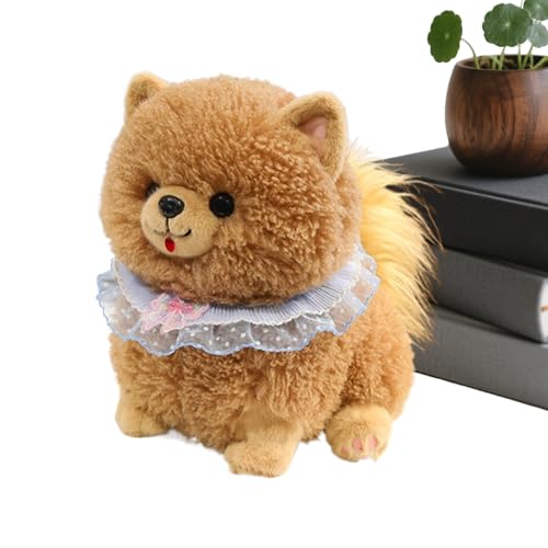 Jouet chiot réaliste en peluche douce, cadeau idéal pour sa petite amie