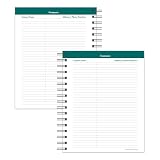 FranklinCovey – planer niedatowany, tygodniowy planer związany z drutem (18 x 21,5 x 2,5 cm)