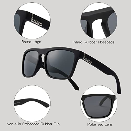 RAKREN Square Polarized Sunglasses Men Women Classic Fishing Driving Sports Sunglasses for Men 100% UV Protection3