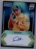 2025 Parkside Indy 500 Pacific Signature Series Blue #PP-AP Alex Palou Auto Autograph SER/25 Chip Ganassi Racing Official Racing Card in Raw (NM or Better) Condition