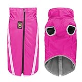 iWUNTONG Abrigo para Perros Chaqueta Cálida, Reflectante a Prueba de Viento Ropa para Perros Chaqueta Impermeable para Perros Abrigo Acolchado Cálido Abrigo de Invierno para Mascotas Ropa para Perros