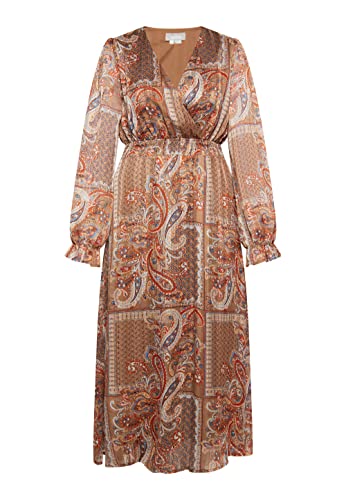 Robe longue cachemire LYNNEA XXL pour valoriser les formes féminines
